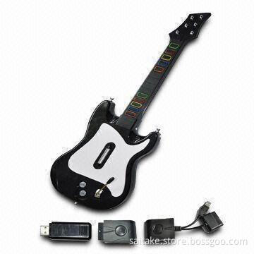 Wireless Guitar Controller for PS2/PS3/PC/Wii/Xbox360, Measures 80 x 23 x 4cm